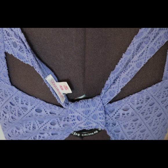 Xhilaration Periwinkle Skater Dress Sz M - Picture 3 of 3